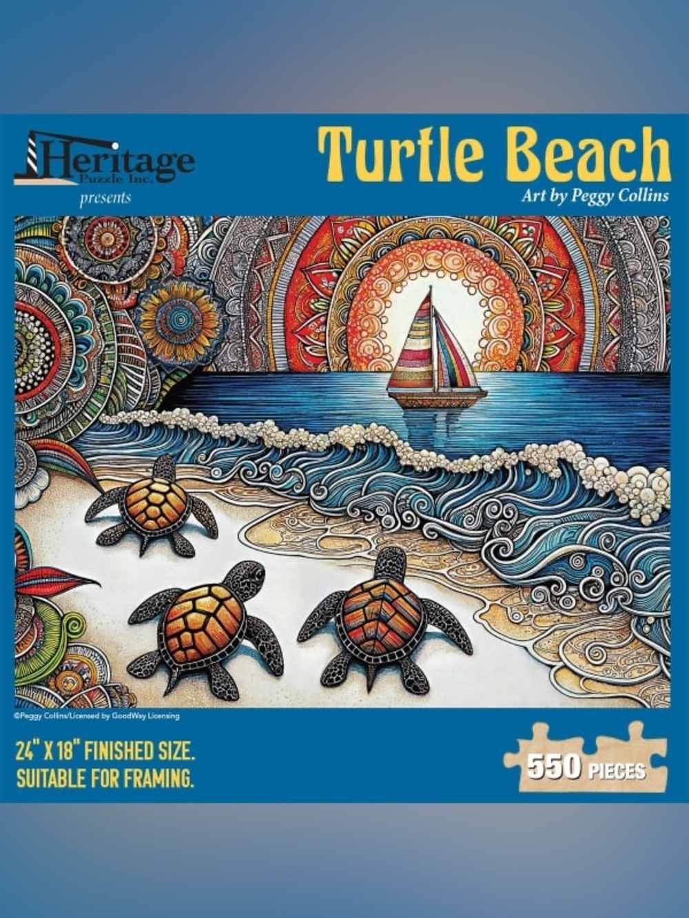 Heritage Turtle Beach 550 piece puzzle